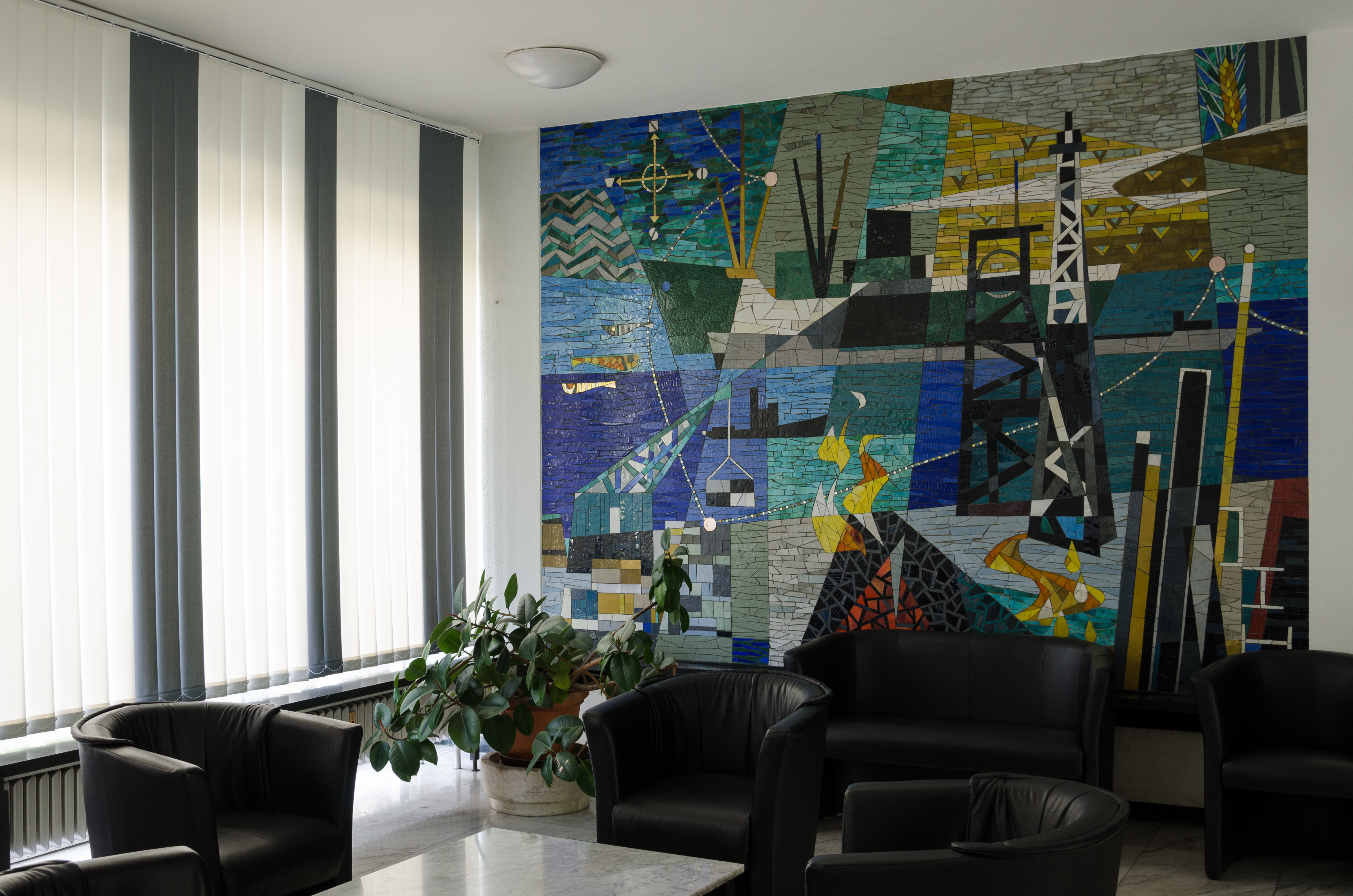 Bild zeigt den Eingangsbereich im Inneren des Gebäudes